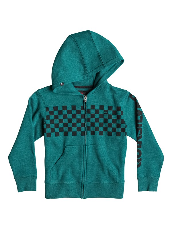 quiksilver, CHECKER HOODY, Bayou - Heather (bqjh) 0 CHECKER HOODY 40444009 Quiksilver
