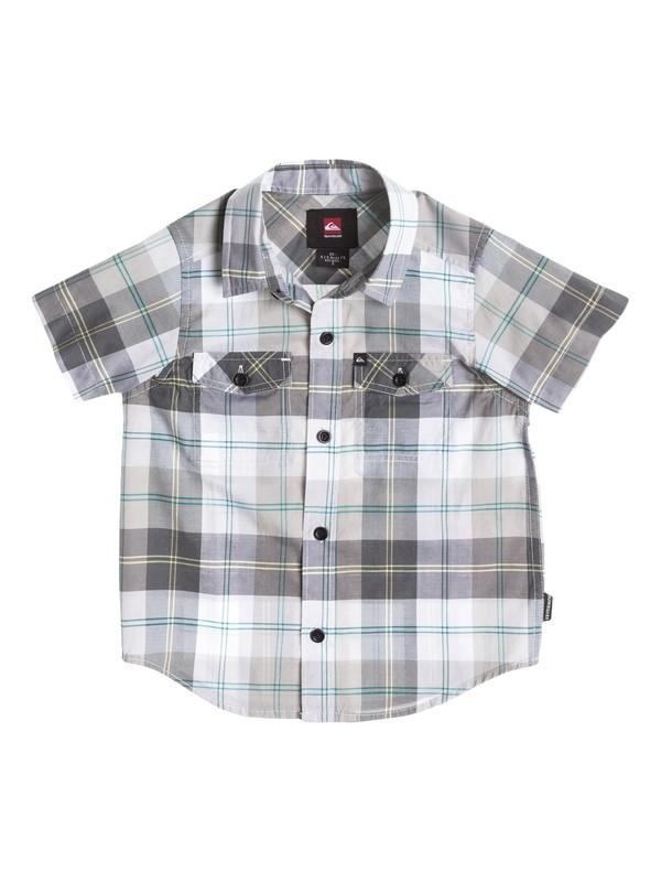 quiksilver, CAMP PLAID SHIRT, Dark Shadow (krp0) 0 CAMP PLAID SHIRT 40444035 Quiksilver