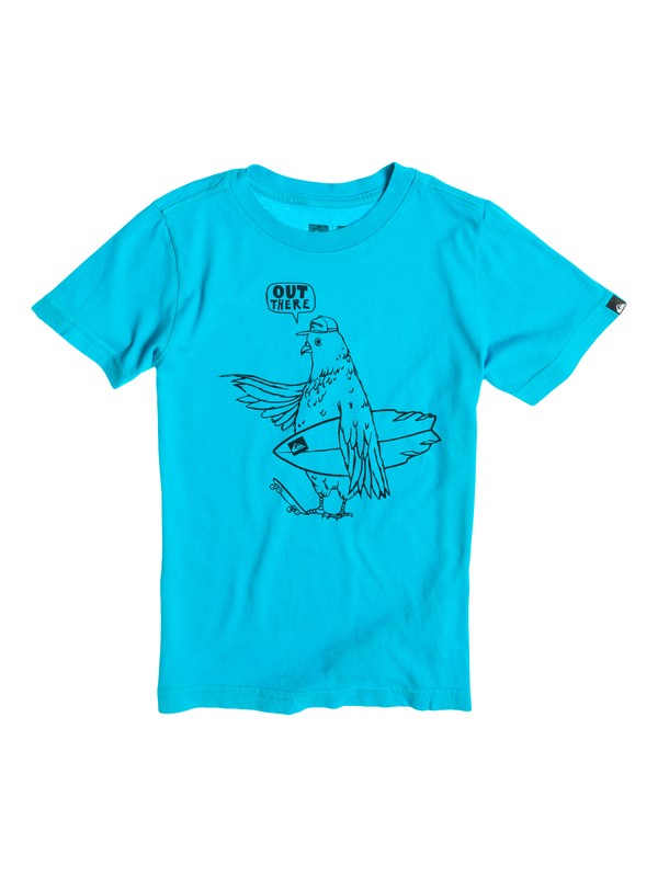 quiksilver, Toddler For The Birds T-Shirt, Malibu Blue-f (bmaf) 0 Toddler For The Birds T-Shirt 40444069 Quiksilver