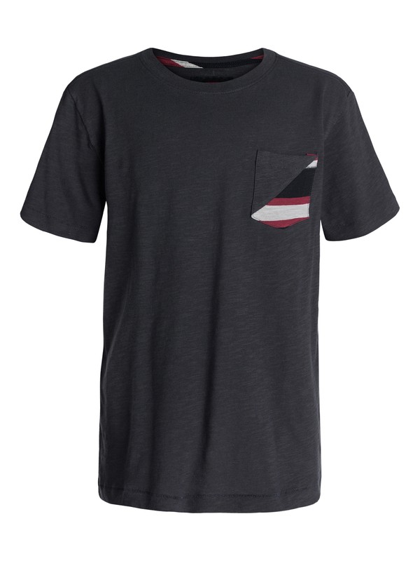 quiksilver, Boys 2-4 Slip Slide T-Shirt, Grey Charcoal (kta0) 0 Boys 2-4 Slip Slide T-Shirt 40444076 Quiksilver