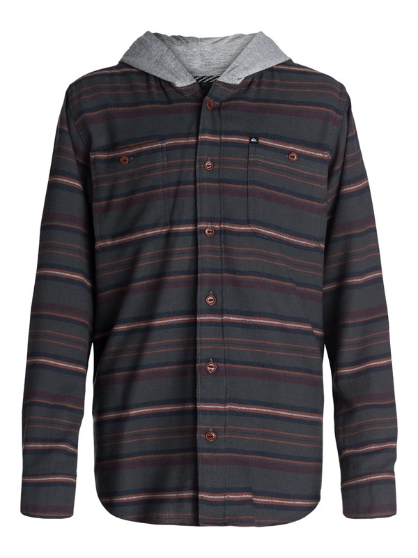 quiksilver, Boys 2-4 Pelican Flannel Shirt, Dark Shadow (krp0) 0 Boys 2-4 Pelican Flannel Shirt 40444094 Quiksilver