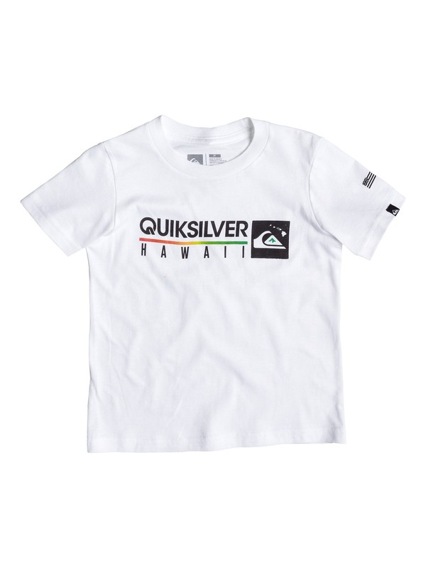 quiksilver, VIBRATION TEE, Bright White (wbb0) 0 VIBRATION TEE 40444194 Quiksilver