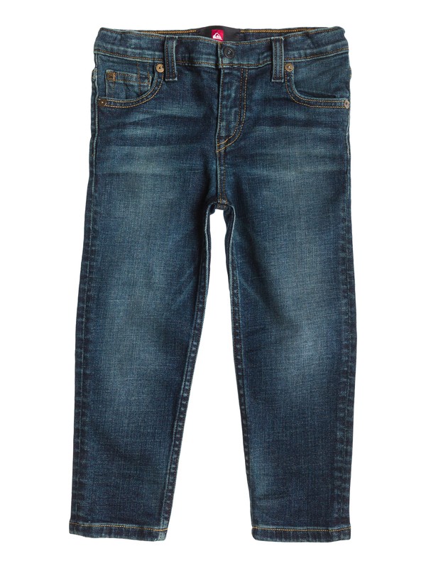 quiksilver, Boys 2-4 Distortion Slim Jeans, Insignia Blue-w (bsnw) 0 Boys 2-4 Distortion Slim Jeans 40445023 Quiksilver