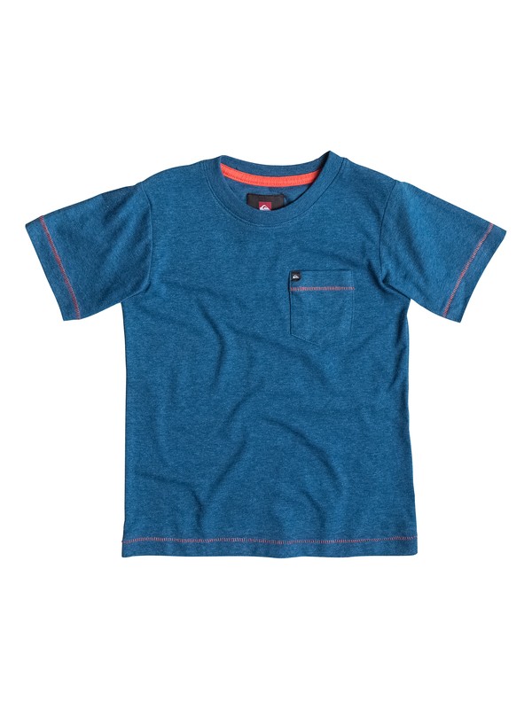quiksilver, Boys 4-7 Score Core Heather T-Shirt, Olympian Blue-h (bqzh) 0 Boys 4-7 Score Core Heather T-Shirt 40454020 Quiksilver