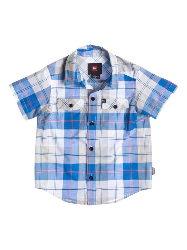 quiksilver, Boys 4-7 Camp Plaid Shirt, Olympian Blue (bqz0) 0 Boys 4-7 Camp Plaid Shirt 40454035 Quiksilver