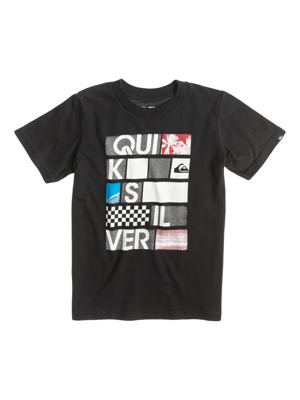 quiksilver, STONESTEPS TEE, Anthracite (kvj0) 0 STONESTEPS TEE 40454041 Quiksilver