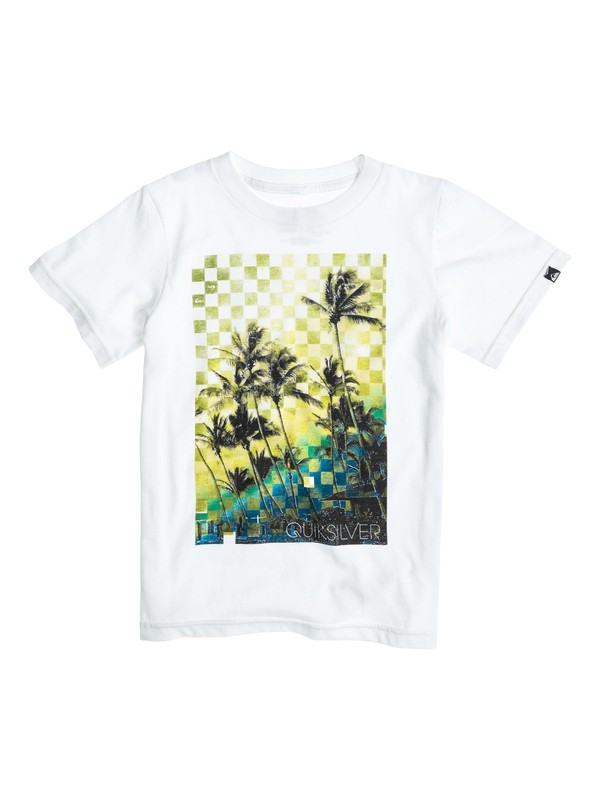 quiksilver, GOOD HAZE TEE, Bright White (wbb0) 0 GOOD HAZE TEE 40454058 Quiksilver