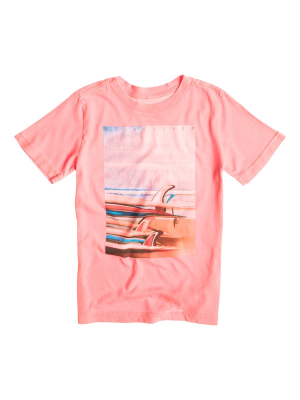 quiksilver, Boys 4-7 Surf Stack T-Shirt, Sun Orange-f (nkkf) 0 Boys 4-7 Surf Stack T-Shirt 40454068 Quiksilver