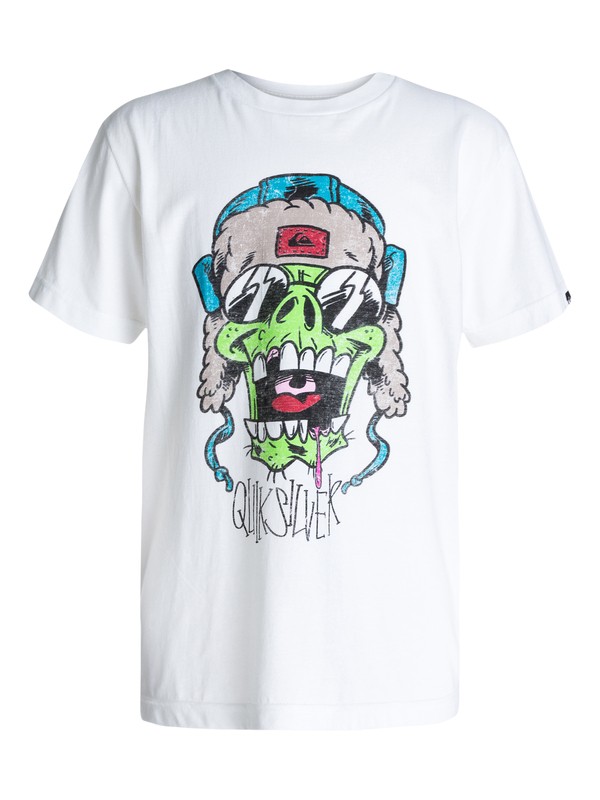quiksilver, CAVITY CREEP TEE, Bright White (wbb0) 0 CAVITY CREEP TEE 40454132 Quiksilver