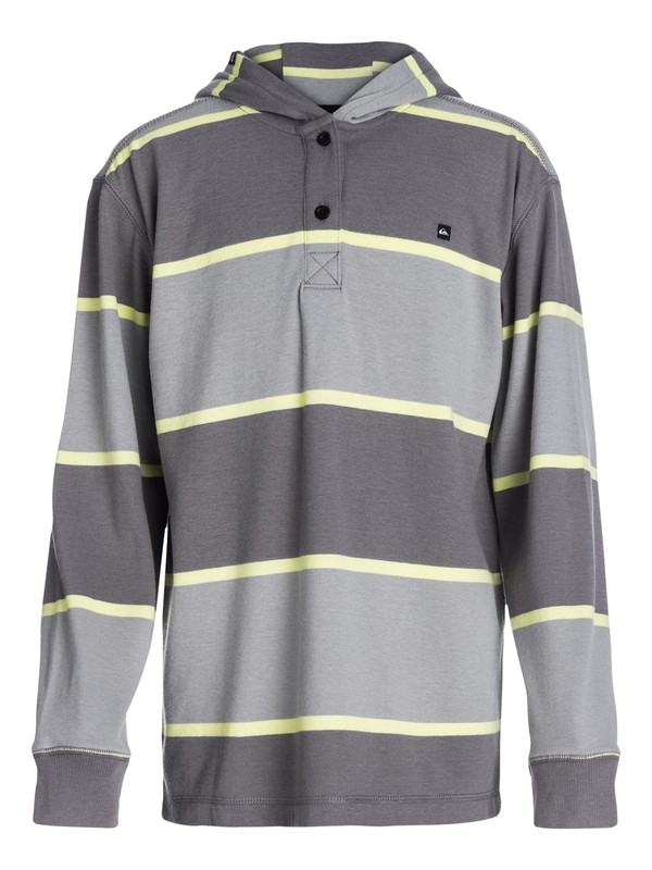 quiksilver, Boys 8-16 Rock Dock Snit Hoodie, Gargoyle - Solid (kpc0) 0 Boys 8-16 Rock Dock Snit Hoodie 40464018 Quiksilver