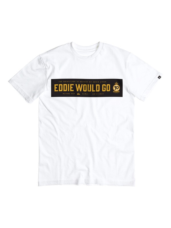 quiksilver, Boys 8-16 Eddie Would Go Eddie Aikau T-Shirt, Bright White (wbb0) 0 Boys 8-16 Eddie Would Go Eddie Aikau T-Shirt 40464218 Quiksilver