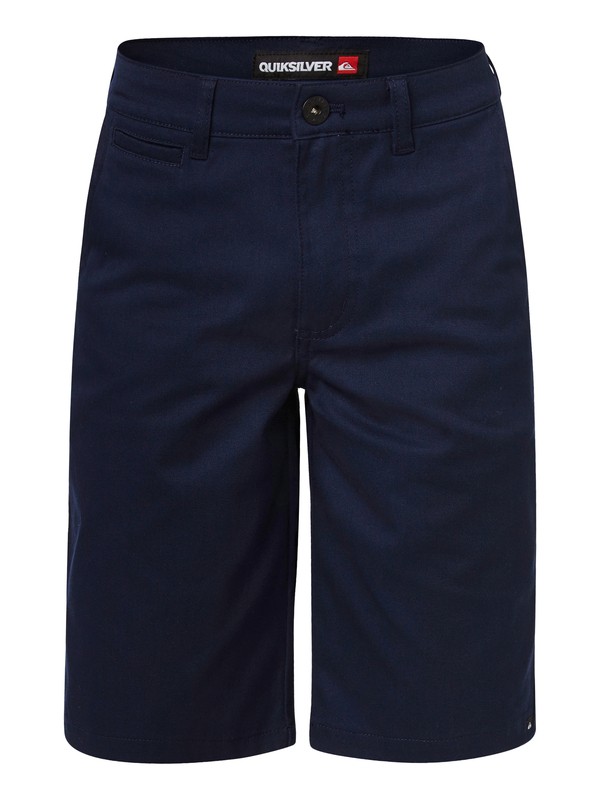 quiksilver, Boys 8-16 Union Chino Shorts, Navy Blazer - Solid (byj0) 0 Boys 8-16 Union Chino Shorts 40465016 Quiksilver