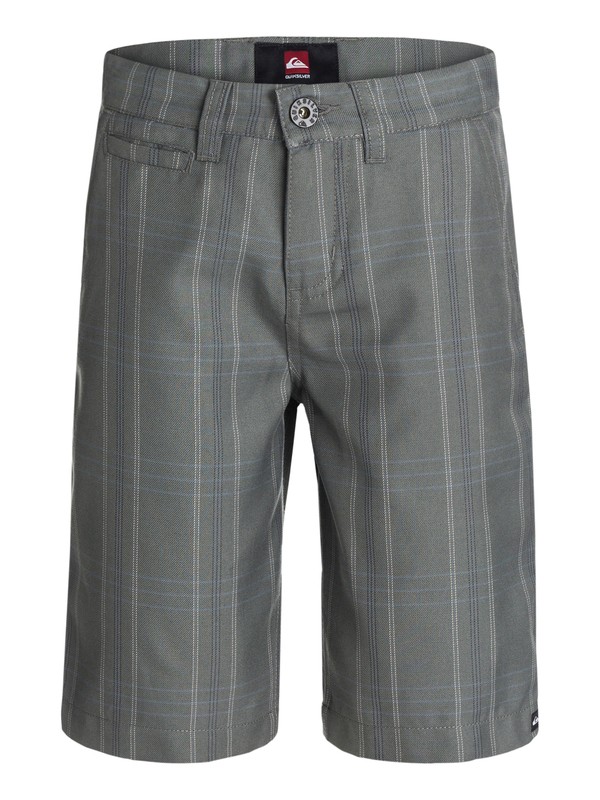quiksilver, Boys 8-16 Explorer Shorts, Gargoyle - Solid (kpc0) 0 Boys 8-16 Explorer Shorts 40465035 Quiksilver