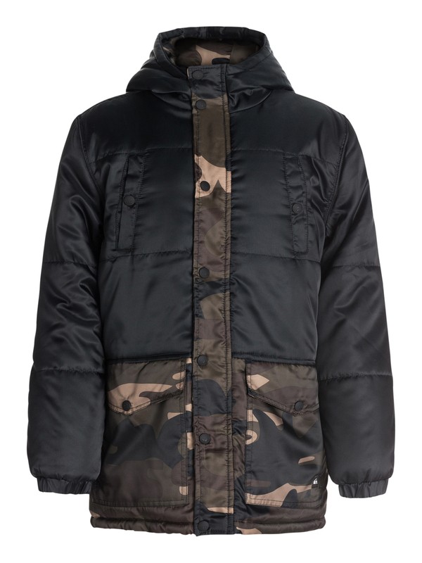 quiksilver, Boys 8-16 Rowdy Jacket, Anthracite (kvj0) 0 Boys 8-16 Rowdy Jacket 40466004 Quiksilver