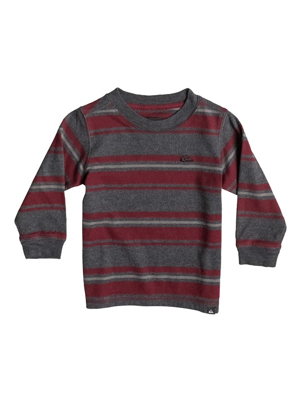 quiksilver, Baby Snit Stripe Sweater, Dark Shadow-h (krph) 0 Baby Snit Stripe Sweater 40474082 Quiksilver