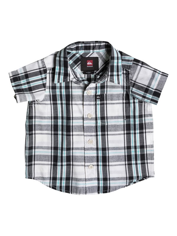 quiksilver, Baby Foot Pat Shirt, Capri - Solid (bhq0) 0 Baby Foot Pat Shirt 40474089 Quiksilver