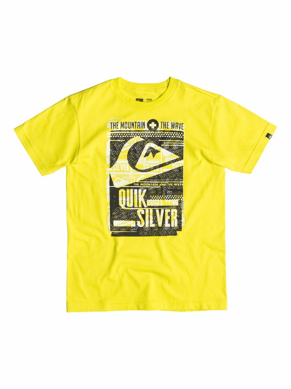 quiksilver, Boys 2-4 Save Waves T-Shirt, Sulphur Spring (ggp0) 0 Boys 2-4 Save Waves T-Shirt 40544149 Quiksilver