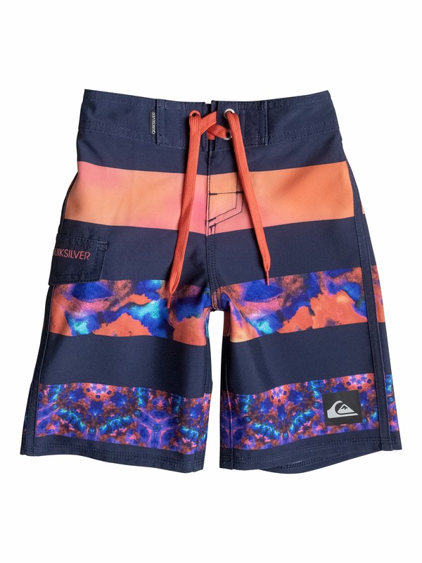 quiksilver, Boys 2-4 Brigg Remix Boardshorts, Navy Blazer - Solid (byj0) 0 Boys 2-4 Brigg Remix Boardshorts 40545007 Quiksilver