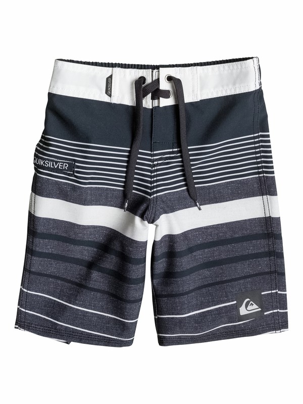 quiksilver, Boys 2-4 Yg Stripe Boardshorts, Anthracite (kvj0) 0 Boys 2-4 Yg Stripe Boardshorts 40545032 Quiksilver