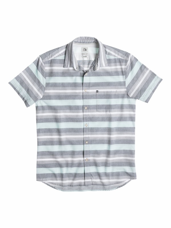 quiksilver, Boys 4-7 Pemberton Short Sleeve Shirt, Sage Gray - Solid (bfr0) 0 Boys 4-7 Pemberton Short Sleeve Shirt 40554011 Quiksilver