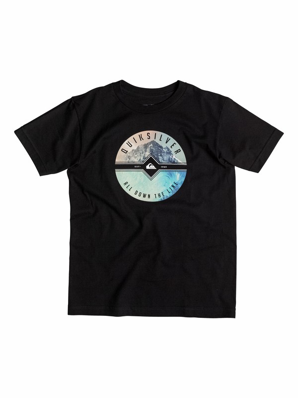 quiksilver, Boys 4-7 Twin Peaks T-Shirt, Anthracite (kvj0) 0 Boys 4-7 Twin Peaks T-Shirt 40554143 Quiksilver