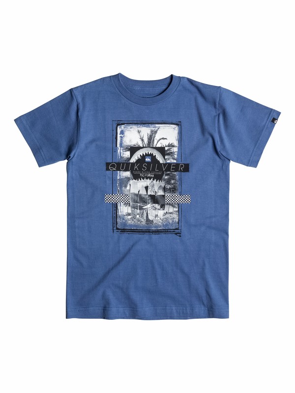 quiksilver, Boys 4-7 Film Star T-Shirt, Purple Mountain (bmy0) 0 Boys 4-7 Film Star T-Shirt 40554174 Quiksilver