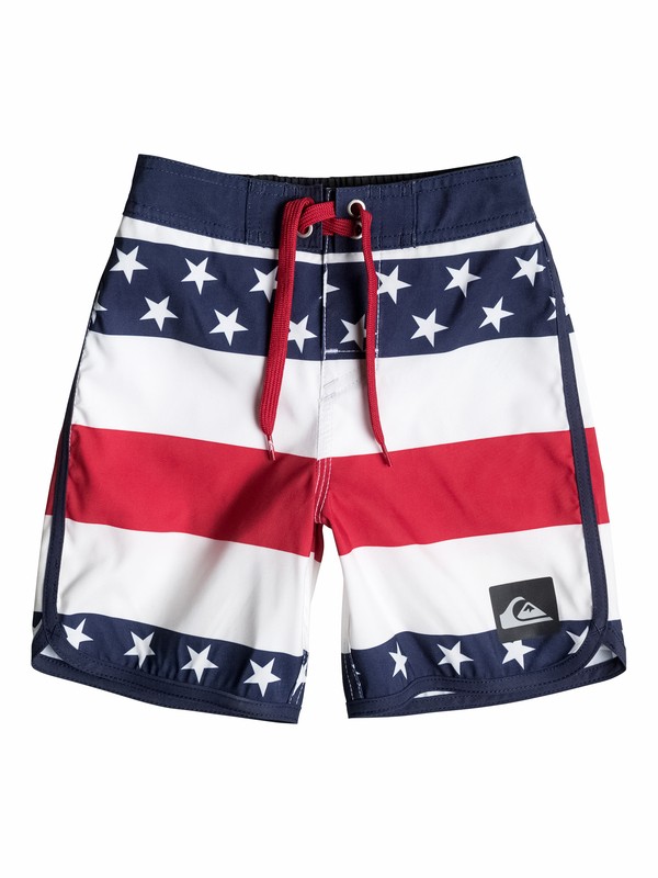 quiksilver, Boys 4-7 40Oz Of July Boardshorts, Bright White (wbb0) 0 Boys 4-7 40Oz Of July Boardshorts 40555086 Quiksilver