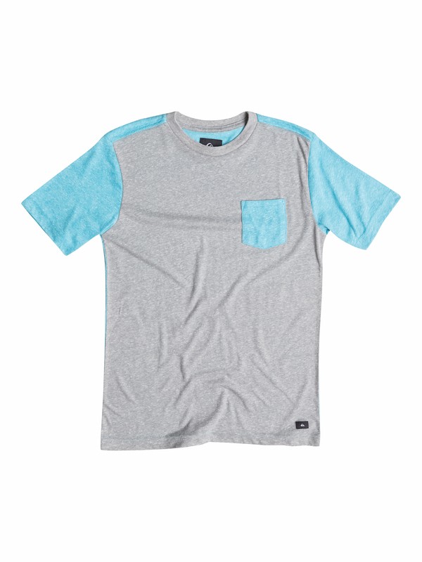 quiksilver, Boys 8-16 Wakefield Pop T-Shirt, Steeple Gray-h (smch) 0 Boys 8-16 Wakefield Pop T-Shirt 40564003 Quiksilver