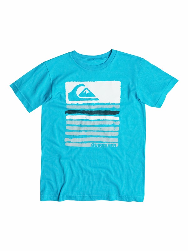 quiksilver, Boys 8-16 Painter T-Shirt, Hawaiian Ocean (bmj0) 0 Boys 8-16 Painter T-Shirt 40564027 Quiksilver