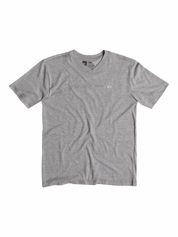 quiksilver, Boys 8-16 Core Daily T-Shirt, Gargoyle - Heather (kpch) 0 Boys 8-16 Core Daily T-Shirt 40564047 Quiksilver