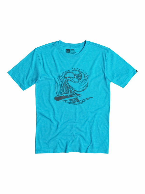 quiksilver, Boys 8-16 Asfar T-Shirt, Hawaiian Ocean-h (bmjh) 0 Boys 8-16 Asfar T-Shirt 40564055 Quiksilver