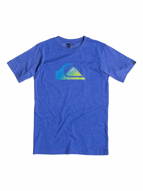 quiksilver, Boys 8-16 Grady T-Shirt, Royal Blue - Heather (pqfh) 0 Boys 8-16 Grady T-Shirt 40564138 Quiksilver