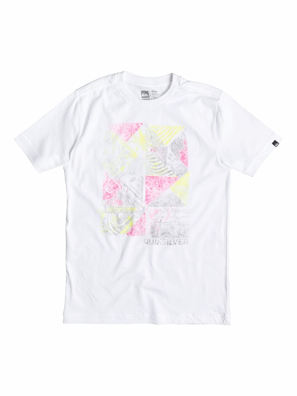 quiksilver, Boys 8-16 Blender T-Shirt, Bright White (wbb0) 0 Boys 8-16 Blender T-Shirt 40564156 Quiksilver