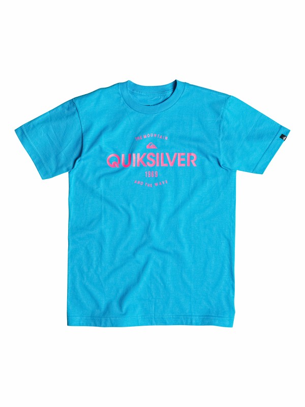 quiksilver, Boys 8-16 Commander T-Shirt, Hawaiian Ocean (bmj0) 0 Boys 8-16 Commander T-Shirt 40564167 Quiksilver
