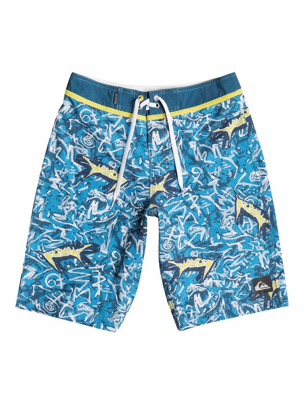 quiksilver, Boys 8-16 Mo Yoke Ghetto Boardshorts, Dark Denim (brq0) 0 Boys 8-16 Mo Yoke Ghetto Boardshorts 40565031 Quiksilver