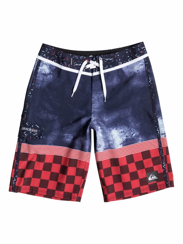 quiksilver, Check Trip, Navy Blazer - Solid (byj0) 0 Check Trip 40565083 Quiksilver