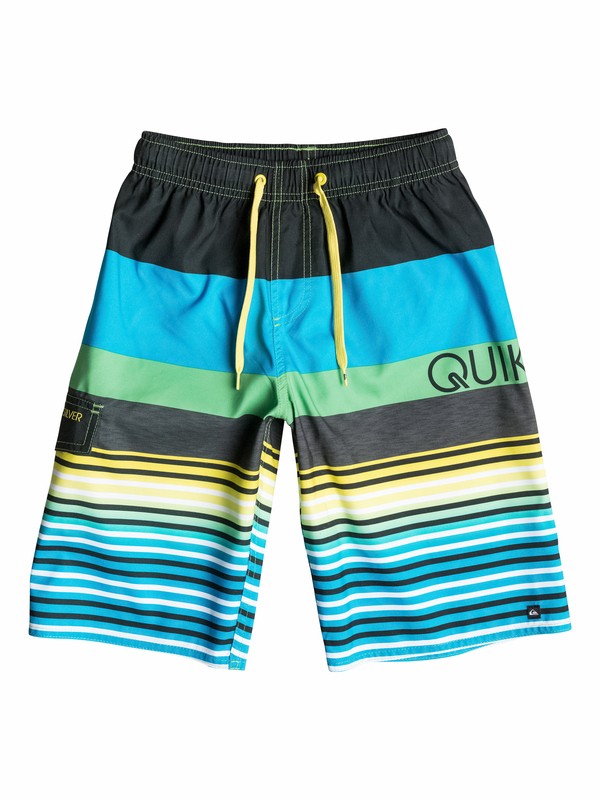 quiksilver, Lean And Mean Volley, Anthracite (kvj0) 0 Lean And Mean Volley 40565090 Quiksilver