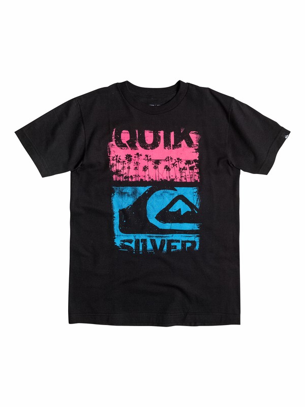 quiksilver, Baby Scraped T-Shirt, Anthracite (kvj0) 0 Baby Scraped T-Shirt 40574139 Quiksilver