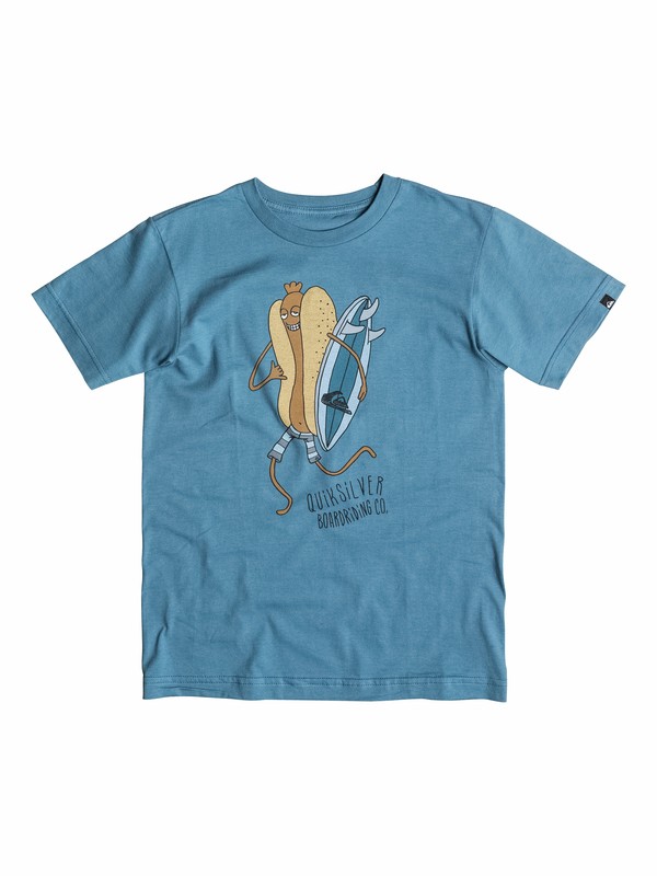 quiksilver, Baby Hot Dogger T-Shirt, Bluestone - Solid (bmc0) 0 Baby Hot Dogger T-Shirt 40574150 Quiksilver