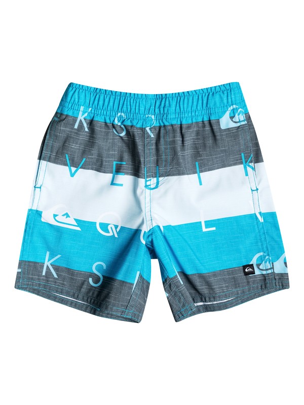 quiksilver, Baby Letter Press Volleys, Hawaiian Ocean (bmj0) 0 Baby Letter Press Volleys 40575104 Quiksilver
