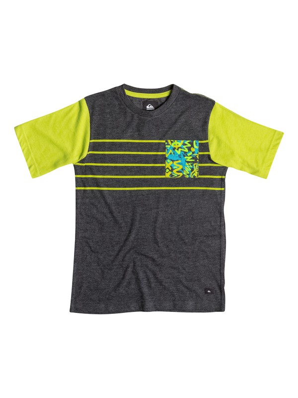 quiksilver, Boys 2-4 Cave Crew Tee, Anthracite-h (kvjh) 0 Boys 2-4 Cave Crew Tee 40644011 Quiksilver