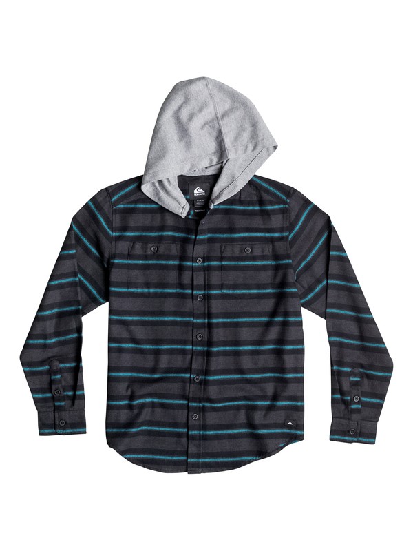 quiksilver, Boys 2-4 Craftsman Long Sleeve Flannel Shirt, Dark Shadow (krp0) 0 Boys 2-4 Craftsman Long Sleeve Flannel Shirt 40644031 Quiksilver