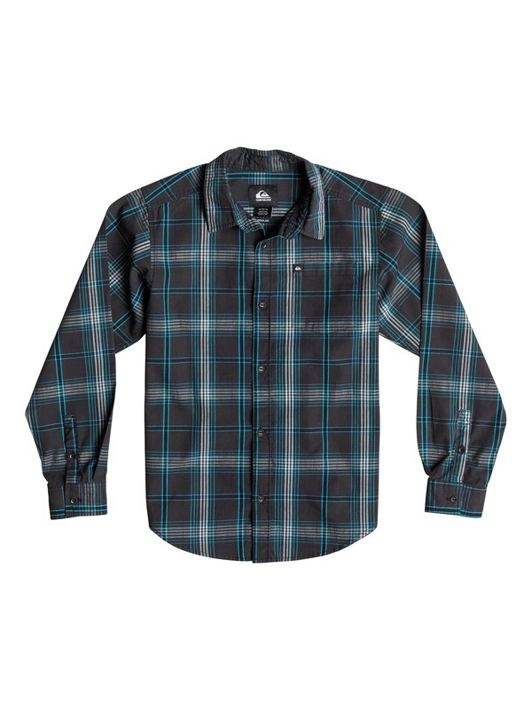 quiksilver, Boys 2-4 Zapped Stripe Long Sleeve Shirt, Dark Shadow (krp0) 0 Boys 2-4 Zapped Stripe Long Sleeve Shirt 40644033 Quiksilver