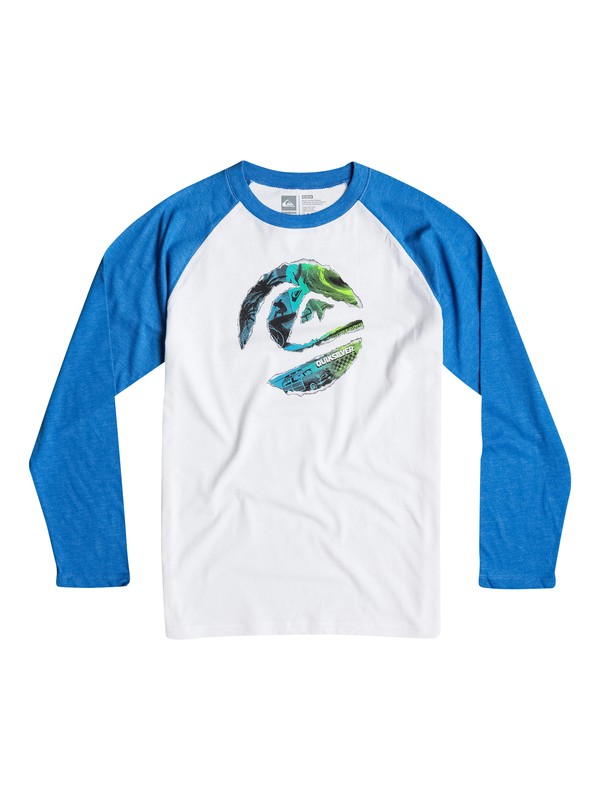 quiksilver, Boys 2-4 Ripped Circle Long Sleeve Tee, Bright White (wbb0) 0 Boys 2-4 Ripped Circle Long Sleeve Tee 40644053 Quiksilver