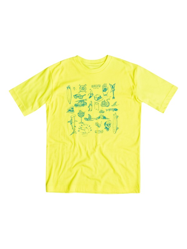quiksilver, Boys 2-4 Essential T-Shirt, Vibrant Yellow (yhg0) 0 Boys 2-4 Essential T-Shirt 40644058 Quiksilver