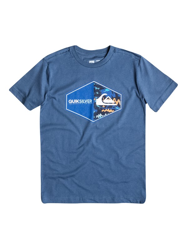quiksilver, Boys 2-4 Straight Up Tee, Dark Denim (brq0) 0 Boys 2-4 Straight Up Tee 40644064 Quiksilver