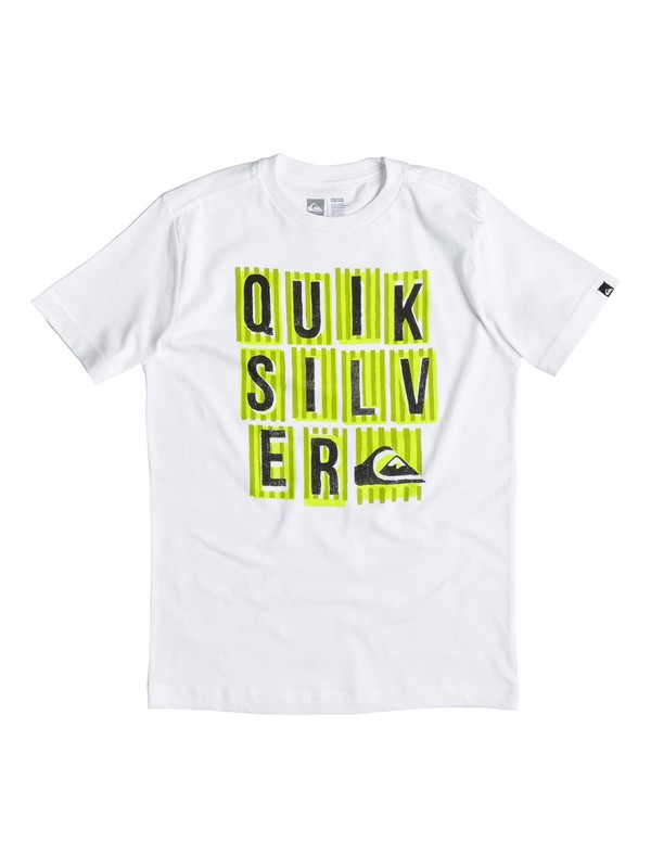 quiksilver, Boys 2-4 Zune Tee, Bright White (wbb0) 0 Boys 2-4 Zune Tee 40644070 Quiksilver