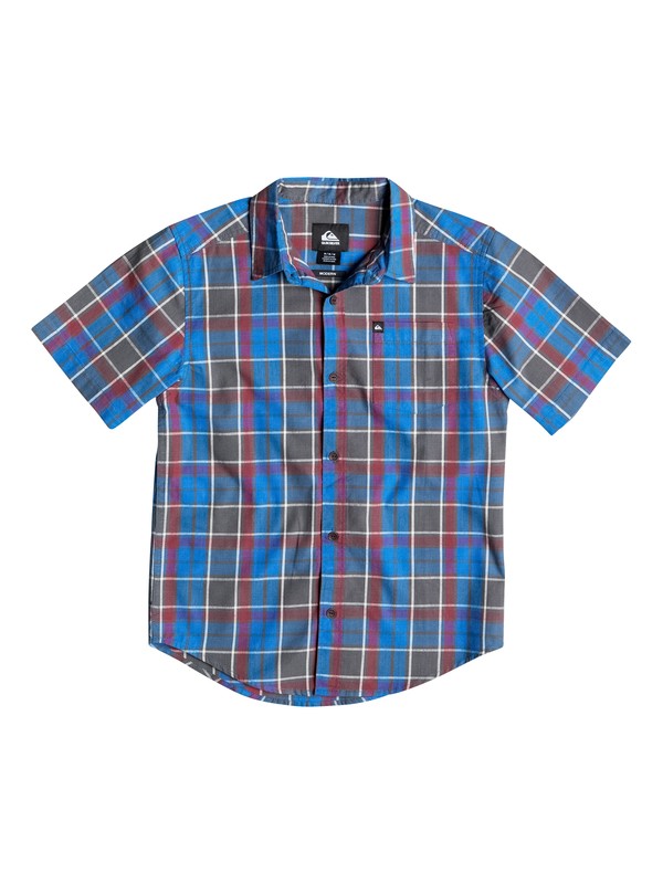 quiksilver, Boys 2-4 Think Short Sleeve Shirt, Dark Shadow (krp0) 0 Boys 2-4 Think Short Sleeve Shirt 40644139 Quiksilver