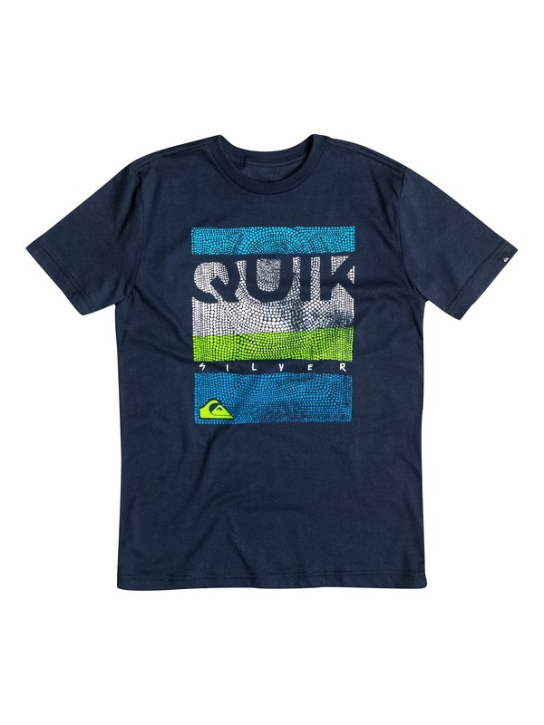 quiksilver, Boys 2-4 Dotty T-Shirt, Navy Blazer - Solid (byj0) 0 Boys 2-4 Dotty T-Shirt 40644167 Quiksilver