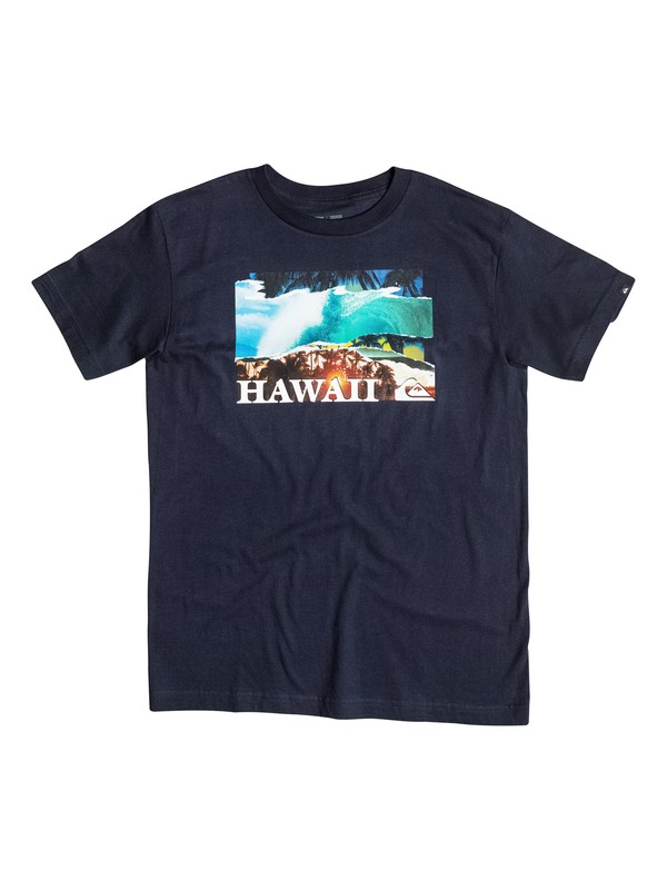 quiksilver, Boys 2-4 Layover T-Shirt, Navy Blazer - Solid (byj0) 0 Boys 2-4 Layover T-Shirt 40644189 Quiksilver